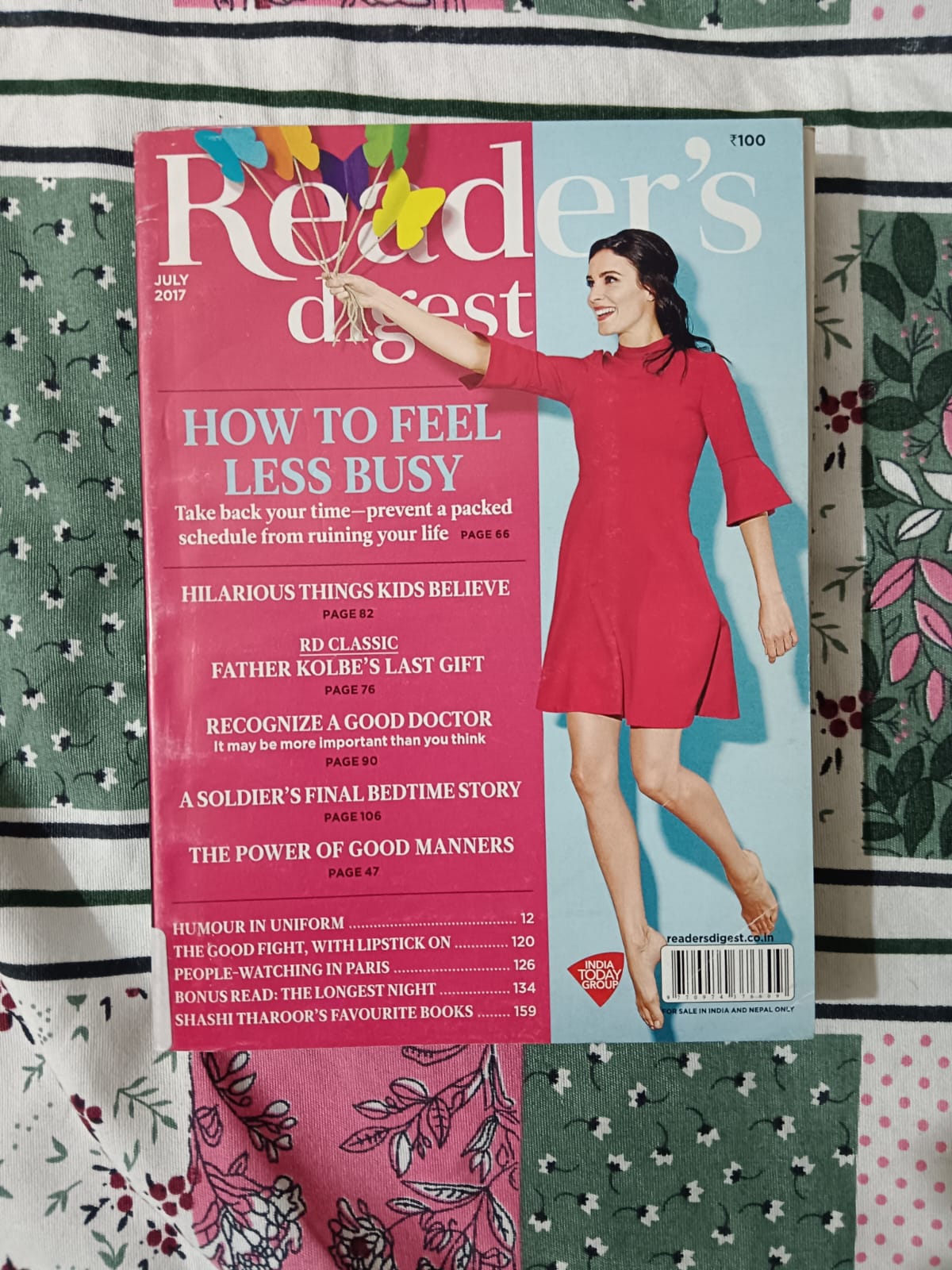 Reader's Digest Magazine - How To Feel Less Busy