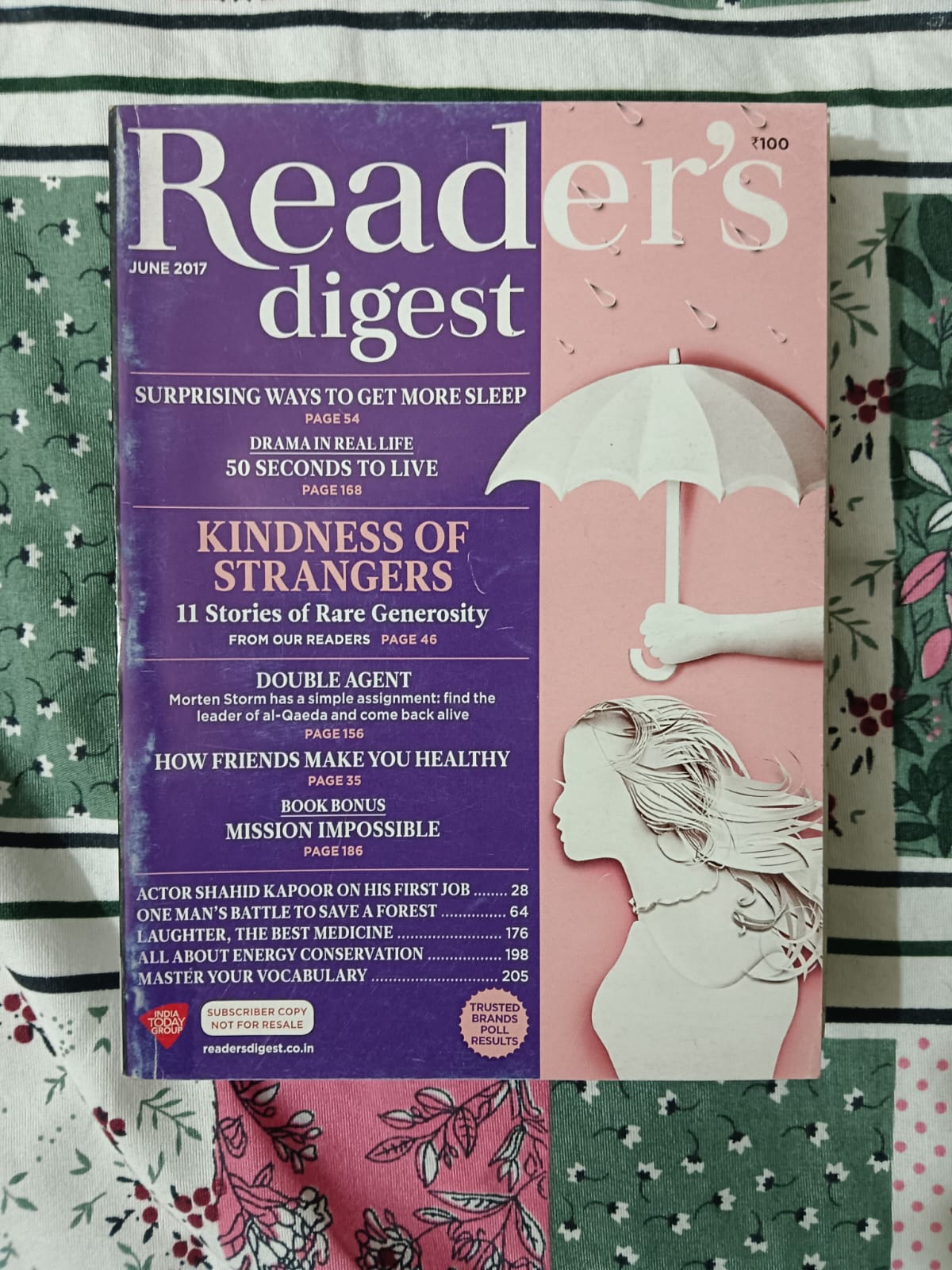 Reader's Digest Magazine - Kindness of Strangers