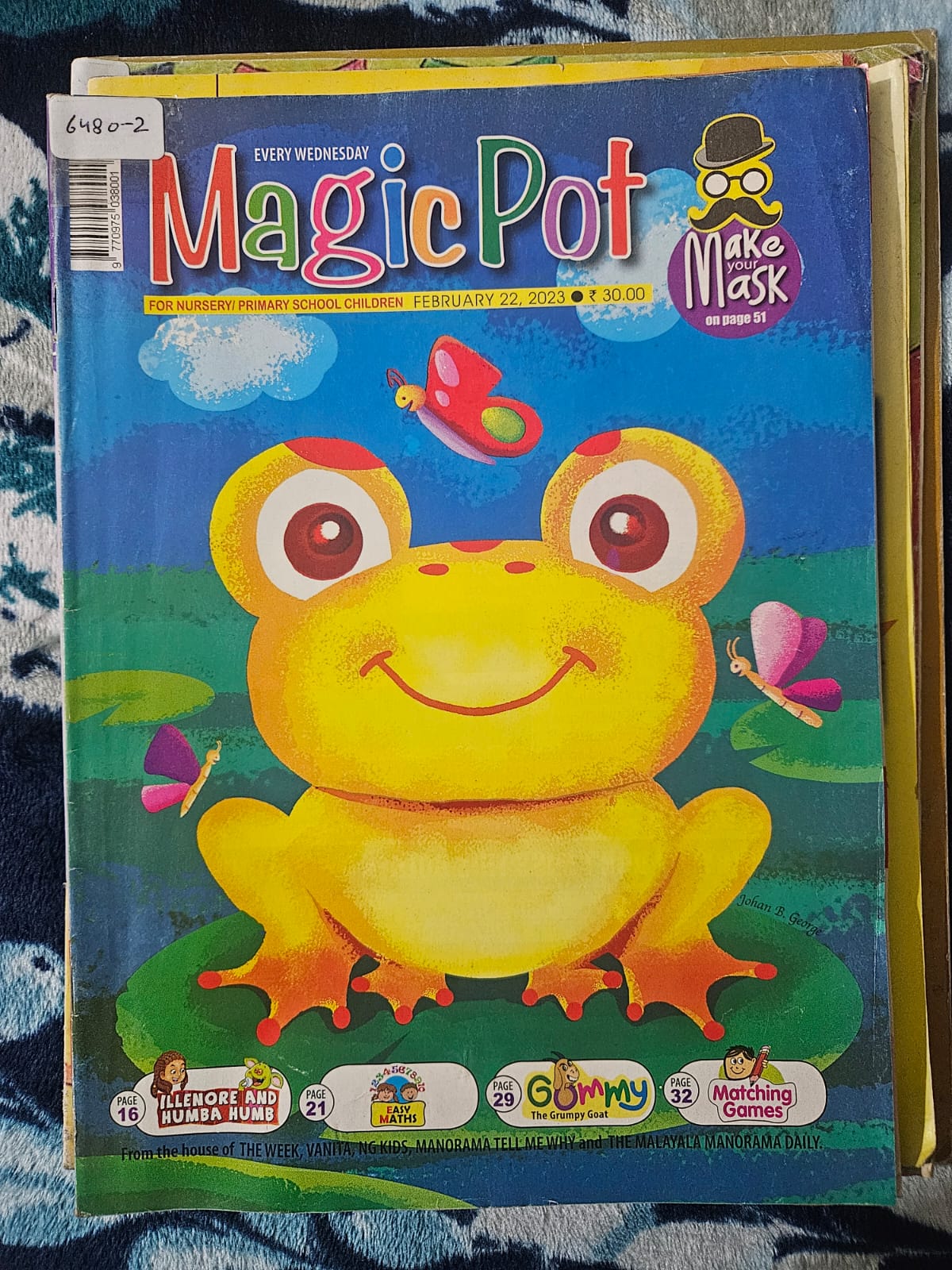 Magic Pot - Yellow Frog